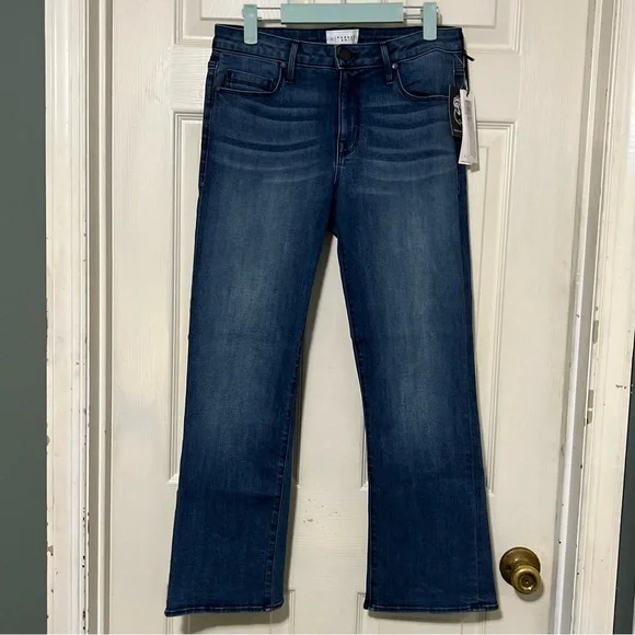 NWT $189 PARKER SMITH | Whiskered Faded Split Calf Jeans - Picture 3 of 16